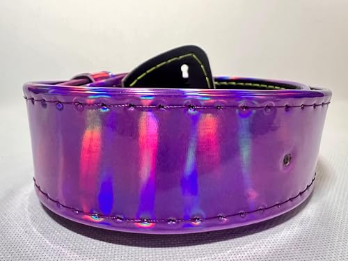 Girls Baseball/Softball Belt – Durable- 24" holographic Hot Pink3