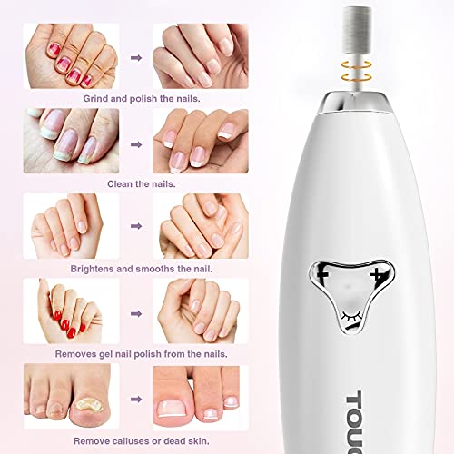 TOUCHBeauty 6 in 1 Kabellos Elektrisch Maniküre Set mit Magnetischer Aufbewahrungsbox, Handgehaltener Nagelfräser… – Bild 7