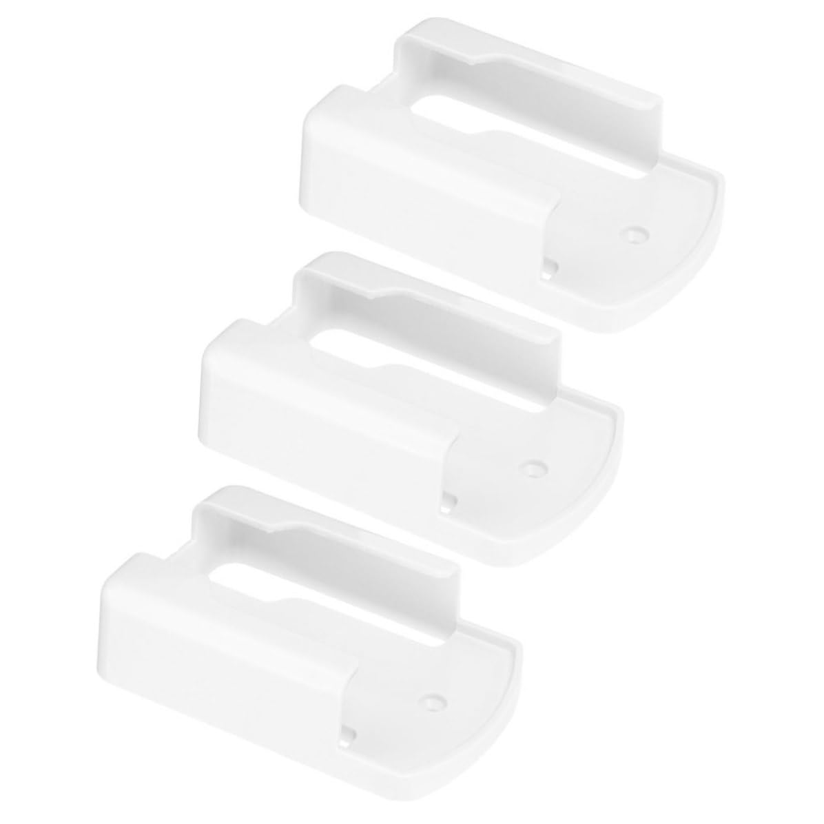 Cabilock 15 Pezzi Porta Telecomando da Muro Adesivo Bianco in Plastica per | Organizzatore Salvaspazio Fissaggio senza Fori, Design Multifunzione, Adatto per Casa e Hotel