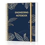Engineering Notebook/Engineer Graph Paper Notebook - (.25' Grid Format), Lab Notebook Quad Ruled Book with...