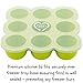 EVLA'S Baby Food Freezer Trays & Reusable Food Pouches Meal Prep Combo for Babies and Toddlers, Baby Food Containers & Meal Storage Perfect for Serving Homemade Healthy Smoothies & Purees