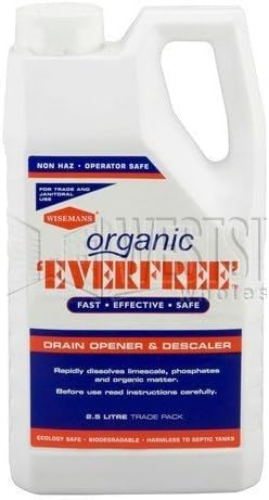 Wiseman EFLG2.5LT Everfree Drain Opener and Descaler, Large 2.5 Liter
