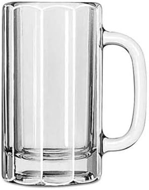 Miniatura 2 de Ideal Home Products Taza de cerveza clásica grande con asa (paquete de 2) con paneles de 15 onzas para Octoberfest, amantes de la cerveza