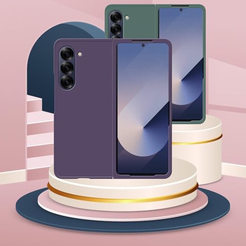 Image of amazon basics Hard Case Cover for Samsung Galaxy Z Fold 6 (Purple)