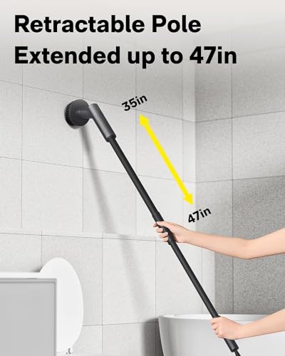Image of HOTO 3 Pcs Replacement Brush Heads for Cordless Spin Scrubber, Suitable for HOTO Electric Scrubber Only, Power Cleaning Brushes for Bathroom Floor Tile