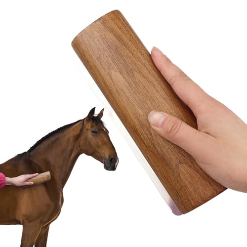 Cepillo para caballos anticaída que desenreda sin tirones gracias a sus dientes de acero