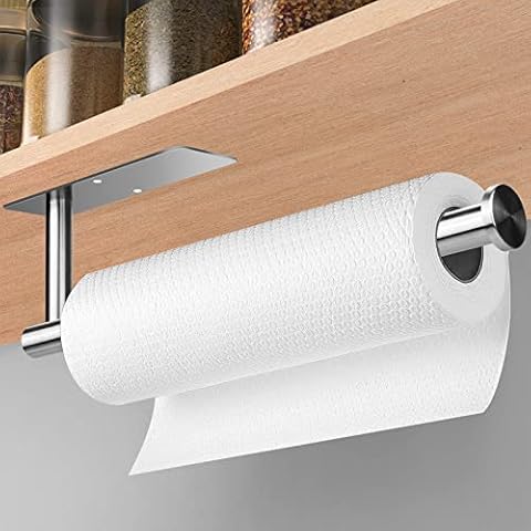 sprecenk Portarrollos Cocina Papel, Adhesivo o Taladro Cover