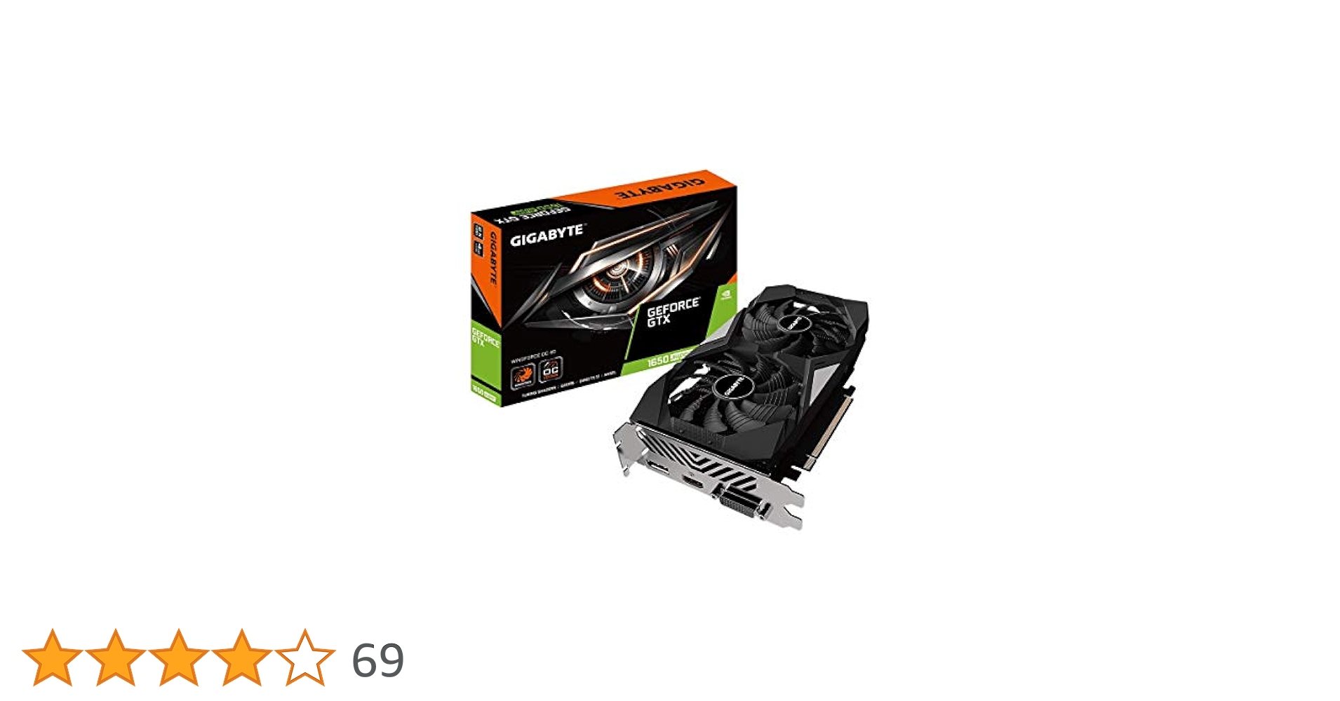 グラフィックボード・グラボ・ビデオカード NVIDIA GTX1650super GeForce GTX 1650 Super 搭載グラボ 買取価格やフリマの取引価格