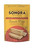 Sonora Keto Tamale Masa Mix | Traditional Mexican Low Carb Gluten Free | 1g Net Carbs | Just Add Water & Egg (9.3oz - Makes 8 Tamales)