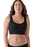 True & Co Womens True Body Scoop Neck Bra, Black, XL 38C-D 40A-B US