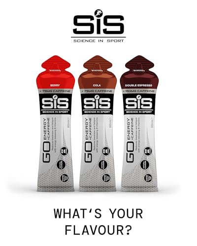 Science in Sport Go Isotonic Energy Gel with Caffeine, Berry Flavour, 60ml (6 Packs)