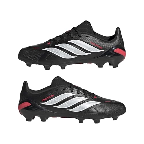 adidas Unisex Kinder Predator League Firm Ground Football Boots Kids Shoes, Core Black/FTWR White/Lucid Red, 30 EU – Ansicht 8