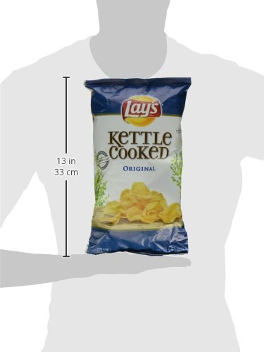 Lay's Kettle Cooked Potato Chips, Original, 8 Ounce