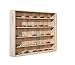 Inter Link Simply Vitrina de madera MDF y vidrio, Beige, 80 x...