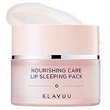 KLAVUU Nourishing Care Lip Sleeping Pack 20ml (0.7 oz.) - Overnight Exfoliating & Nourishing Lip...