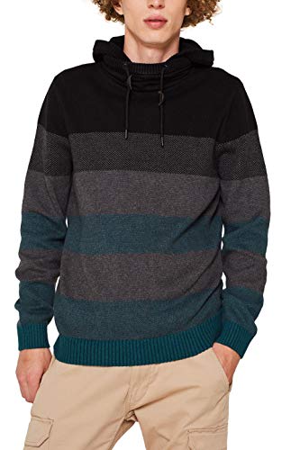 edc by Esprit 109cc2i006 suéter, Negro (Black 001), Medium para Hombre