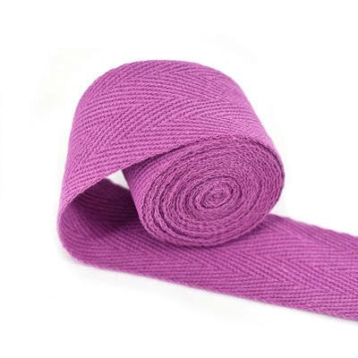 Cinta de espiga 100 % algodón, 30 mm de ancho, 50 yardas, paquete de cinta para ropa