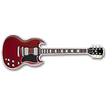Magnet Red Gibson SG Style Guitar Shaped MagnetGuitarist Electric Play Band Rock 3 x 5 inch