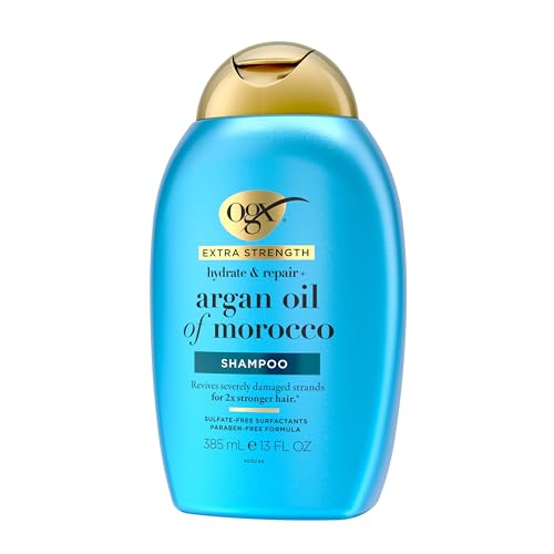 OGX Hydrate & Repair + Argan Oil of Morocco Shampoo, 13 fl oz - image 8