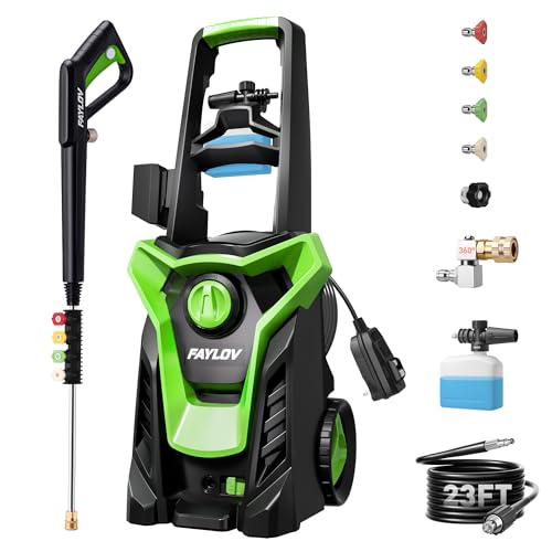 Pressure Washer, Power Washer with GFCI Safety...