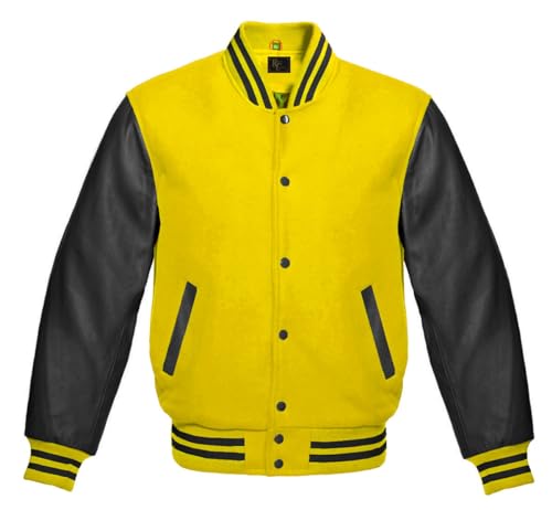 Men's Varsity Jacket Baseball Letterman Wool and Leather Best Premium Quality Basketball Jackets