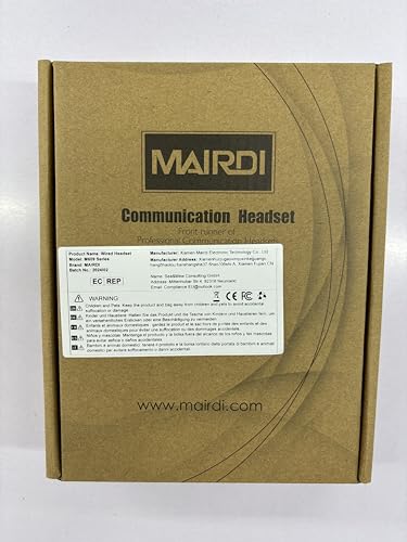 Mairdi MRD-609UC Usb Headset With Microphone For Pc, Computer Headset With Mic Noise Canceling For Laptop Teams Zoom Skype Jabber Voip Telephone Office Call Center, Dragon Nuance Speech Dictation Headphone thumb #6