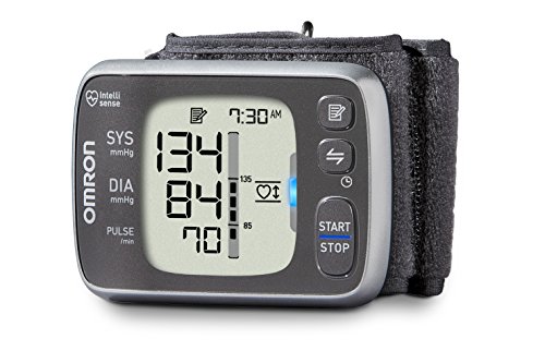 Omron 7 Series Wireless Wrist Blood Pressure Monitor; 100-Reading Memory With Heart Zone Guidance - Bluetooth Works With Amazon Alexa By Omron