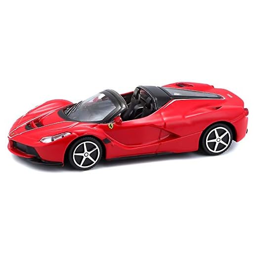 Bburago 18-36031 1:43 Race and Play LaFerrari Alpeta, Rojo o Negro