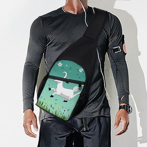 Mochila deportiva tipo bolso de cuerpo para hombre y mujer miniatura 7