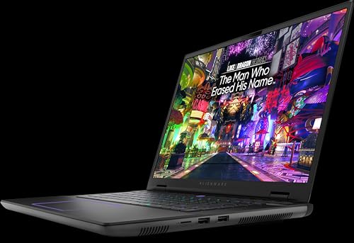 Image of Dell Alienware m16 R2 Gaming Intel Ultra 9 185H, 16.0 inch inch QHD+ (2560 x 1600) 240Hz, 16GB DDR5 RAM, 1 TB SSD, NVIDIA GeForce RTX 4060 Windows 11 Home - Dark Metallic Moon, Black