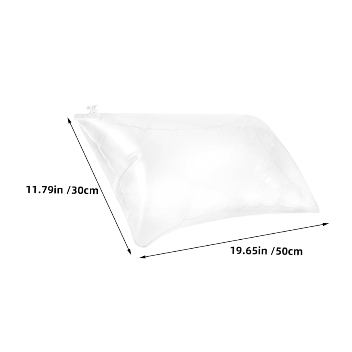 TOPBATHY Lot De 3 Oreillers Gonflables Ergonomiques en PVC Respirant pour Voyage en Voiture