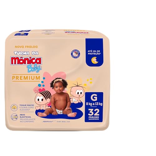 Turma da Mônica Baby Premium Econômica G 32Unidades
