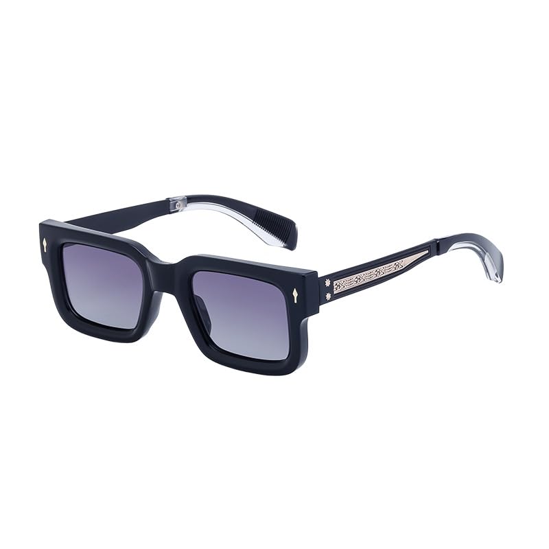 Men's Retro Polarized Sunglasses - European and American Style, Neutral Design Sunglasses