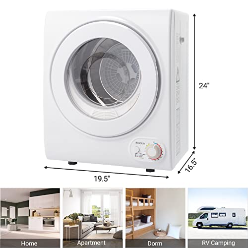 image for ROVSUN 110V Portable Clothes Dryer, High End Laundry Front Load Tumble