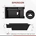 RED WOLF Center Console Organizer Tray for BMW 2014-2016 X5 F15 2015-2019 X6 F16 Armrest Box Secondary Storage with Preserved Hole for Charging Cable Exactly Match