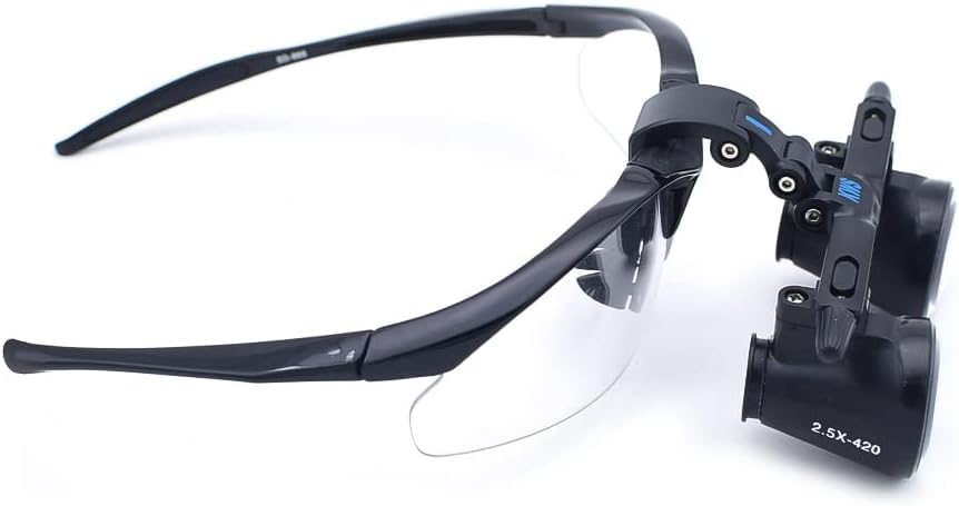 Tankredrug US Stock 2.5X Binocular Loupes 420mm Working Distance Optical Glasses FD-501G