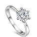 Bamos Jewerly Womens Promise 925 Sterling Silver Ring Engagement Wedding Band Womens Rings Size 9