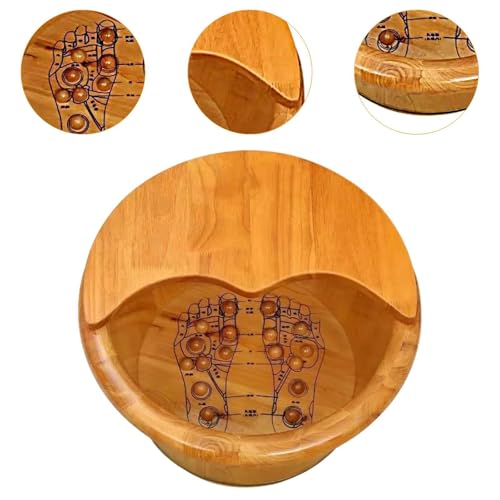 Bañera de madera para spa de pies con tapa miniatura 3