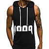 Generisch 2026 Graphic Print Sleeveless Tank Top with Pockets for Gym, Sports and Leisure, black, XXL #2