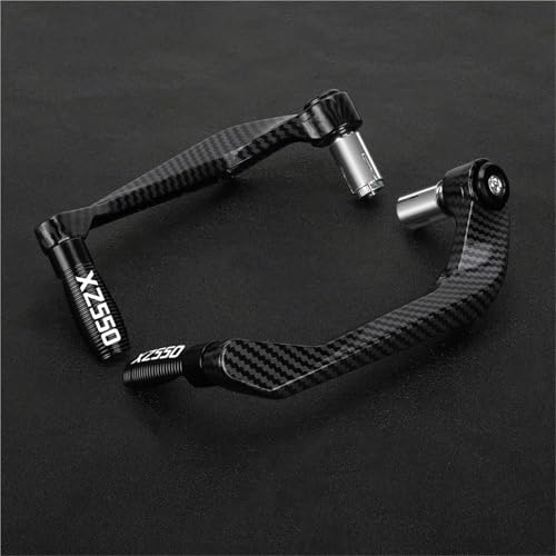 Guidon moto Yamaha XZ550 : levier de frein embrayage et protection mains