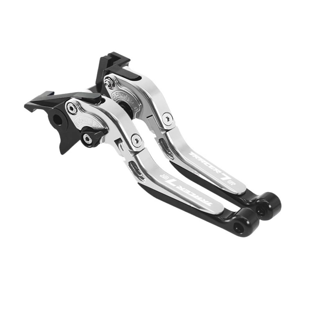 WGHPOSQTJ Hand Brake Clutch Levers Folding Extendable Handle Levers for Tracer7 7GT 21-24 for Tracer 700GT 14-20 Adjustable Brake Clutch Lever Motorcycle Accessories