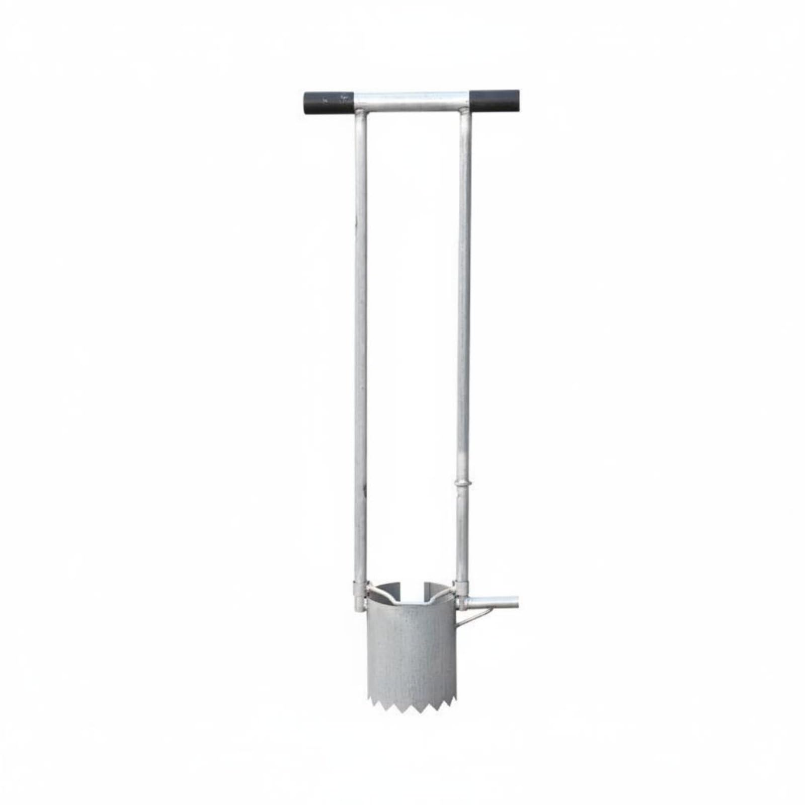Trapiantatore Manuale da Giardino Trapiantatore Piantabulbi Digger Seminatore Asta Lunga in Acciaio Zincato Anti Usura per Fori Puliti E, 12CM