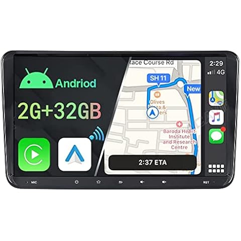 ACAVICA 9" Car Stereo for VW Golf MK5 MK6 Passat B6 B7 Polo Transporter T5 Skoda Octavia Seat Leon Scirocco in-dash Radio Touch Screen Head Unit GPS Sat Nav Bluetooth 2+32GB (Car Stereo for VW) Cover