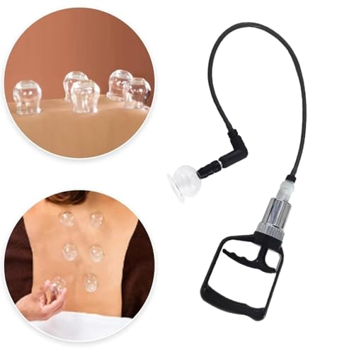 Kit per coppettazione, 14 pezzi, con ventose, per massaggi e sollievo dal dolore, include valigetta per fisioterapia