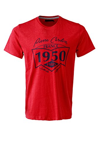 Pierre Cardin Uomo T Shirt Stampato Girocollo