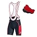 SANTIC Cycling Bib Shorts Bike Bicycle Bib shorts with Color-Blocking