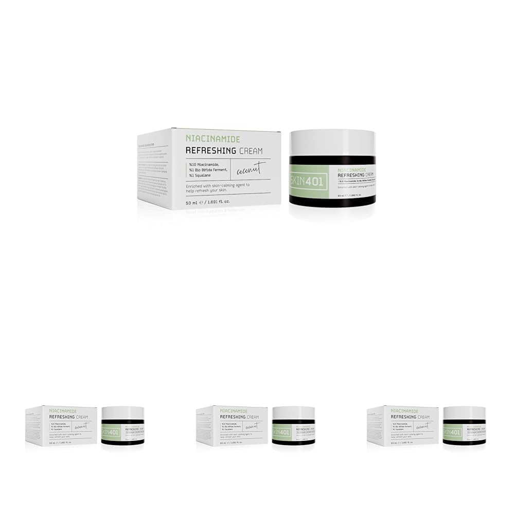 Skin401 Niacinamide Canlandırıcı ve Aydınlatıcı Krem 50ml (4 paketi)