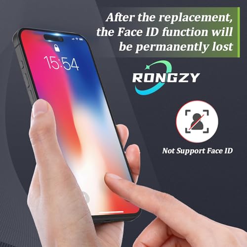 RongZy Earpiece Compatible with iPhone 12/12 Pro Handset Ear Speaker Repair Replacement Part with Tools