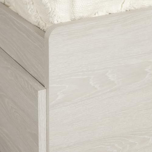 South Shore Fynn Mates Bed with 3 Drawers Winter Oak Twin