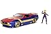 Jada Toys Marvel Captain Marvel & 1973 Ford Mustang Mach 1 Die-Cast Car, 1:24 Scale Vehicle with 2.75" Die-Cast Collectible Figure 31193